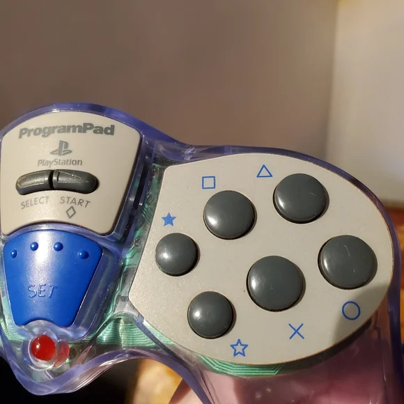 Playstation One Program Pad Clear Controller - Picture 5 of 7